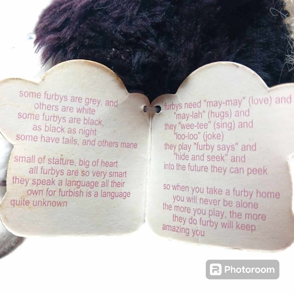 Furby 1998 Black And White Tiger Electronics - Picture 7 of 10